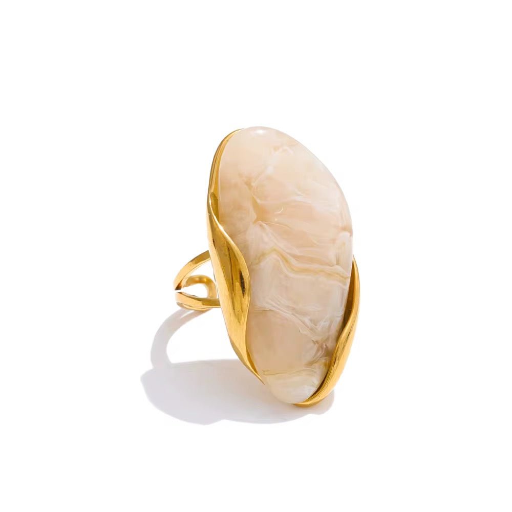 Selenite Ring - ILLUSIVE JEWELS