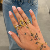 Shooting Star Mixed Metal Ring - ILLUSIVE JEWELS
