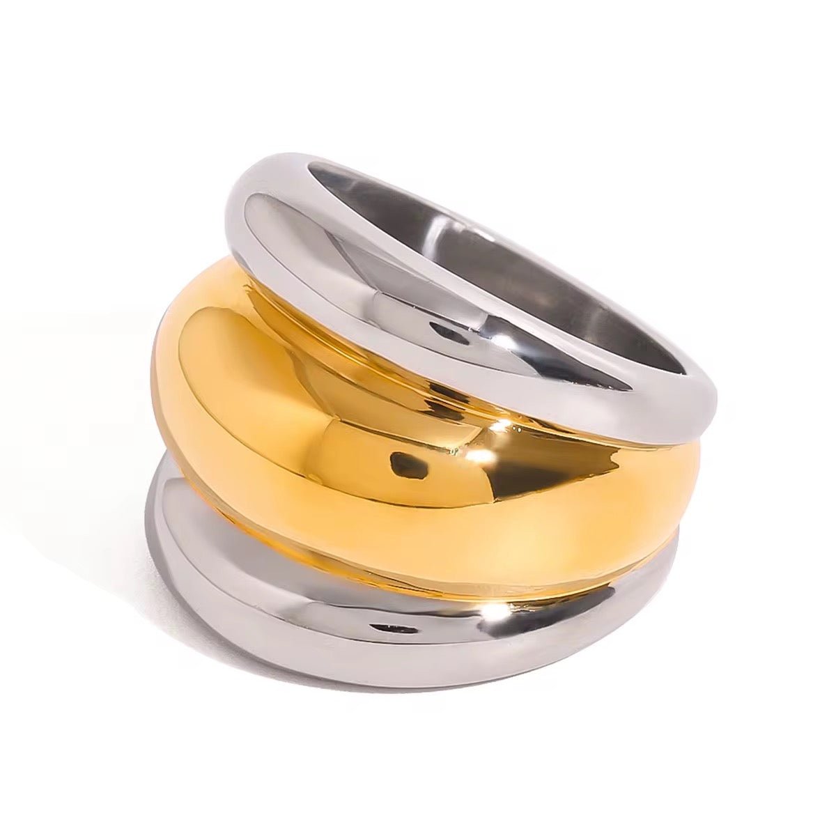 Sienna Mixed Metal Ring - ILLUSIVE JEWELS
