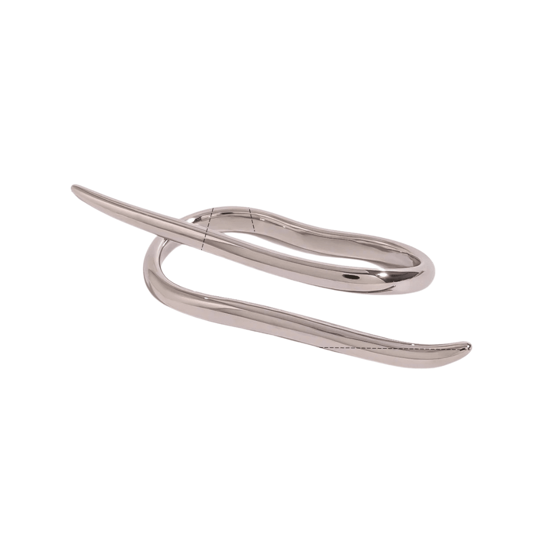 Silver Double Wrapped Ring - ILLUSIVE JEWELS