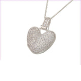 Silver Icy Bubble Letter Initial Necklace - ILLUSIVE JEWELS