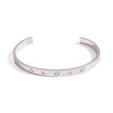 Silver Shooting Star Bangle - ILLUSIVE JEWELS