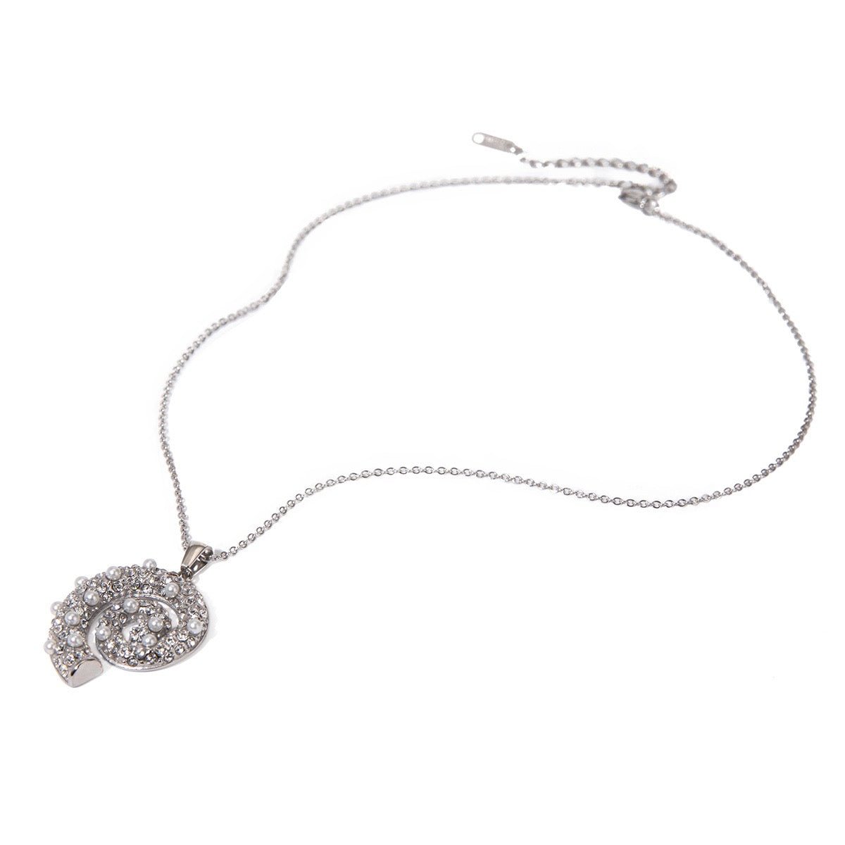 Silver Spiral Necklace - ILLUSIVE JEWELS