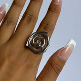 Silver Spiral Ring - ILLUSIVE JEWELS