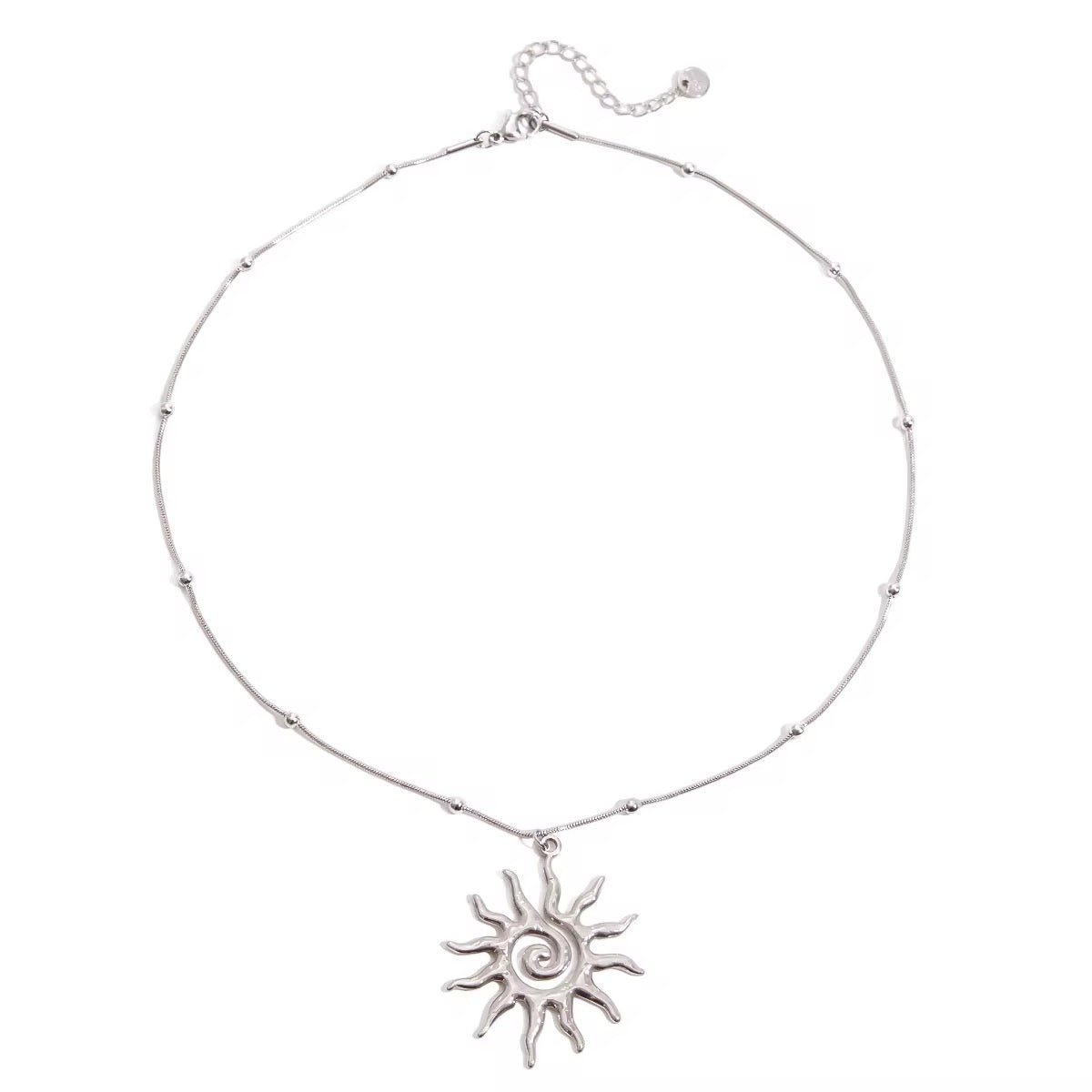 Silver Sunshine Necklace - ILLUSIVE JEWELS