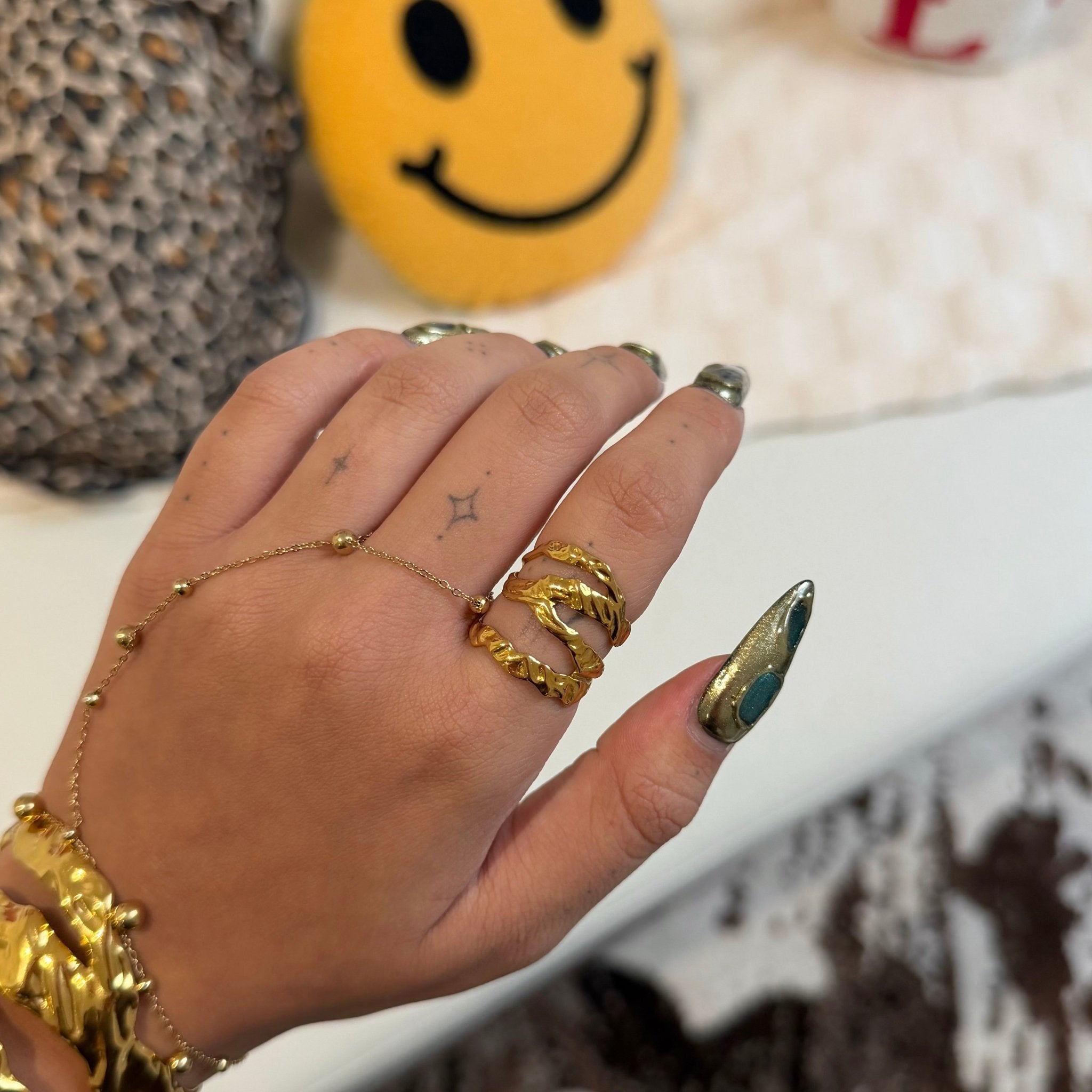 Sloane Gold Ring - ILLUSIVE JEWELS