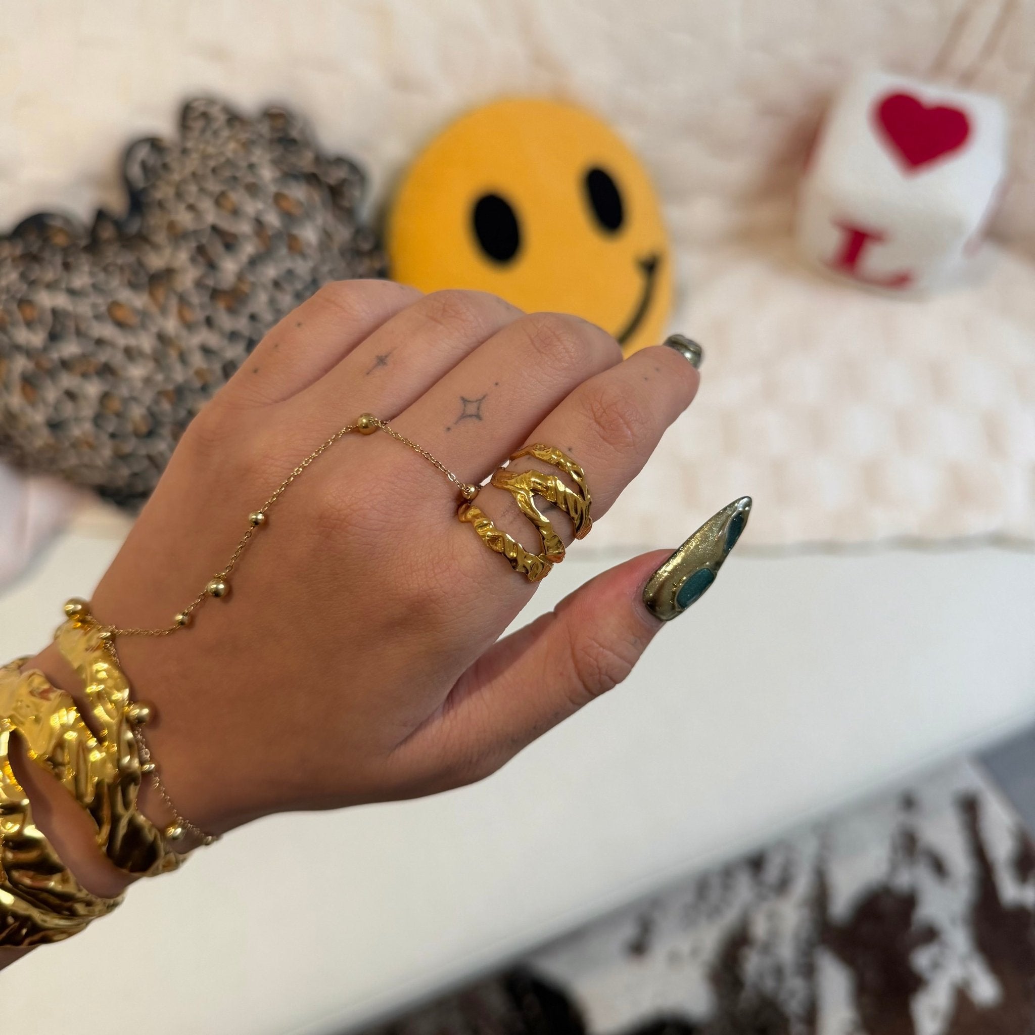 Sloane Gold Ring - ILLUSIVE JEWELS