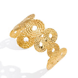 Soleia Gold Bangle - ILLUSIVE JEWELS