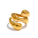Soleia Gold Ring - ILLUSIVE JEWELS