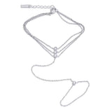 Tala Silver Hand Chain - ILLUSIVE JEWELS