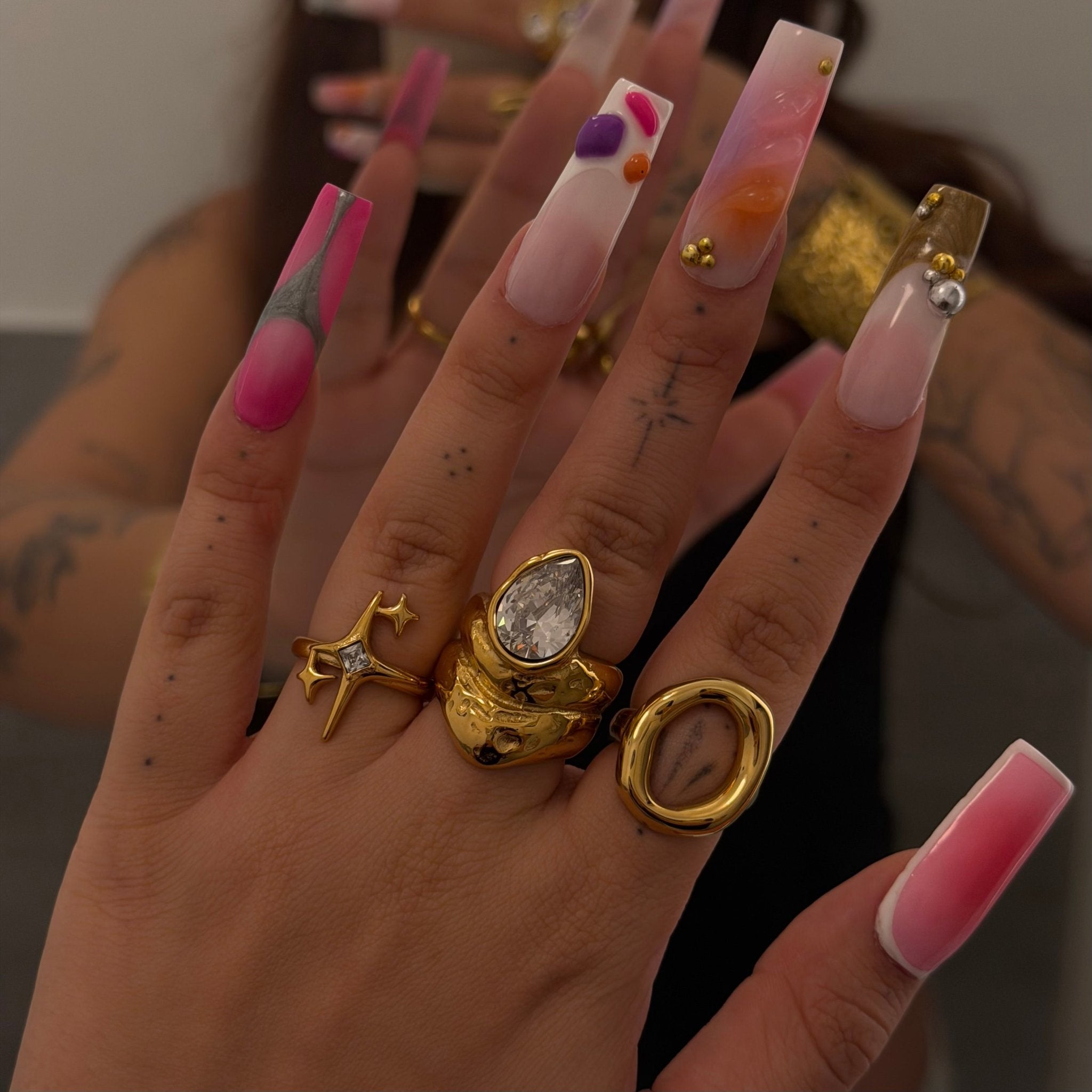 Tate Gold Ring - ILLUSIVE JEWELS