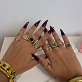 Turquoise Treasure Ring - ILLUSIVE JEWELS